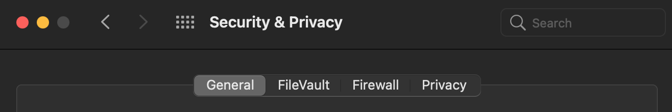 navigate to system preferences